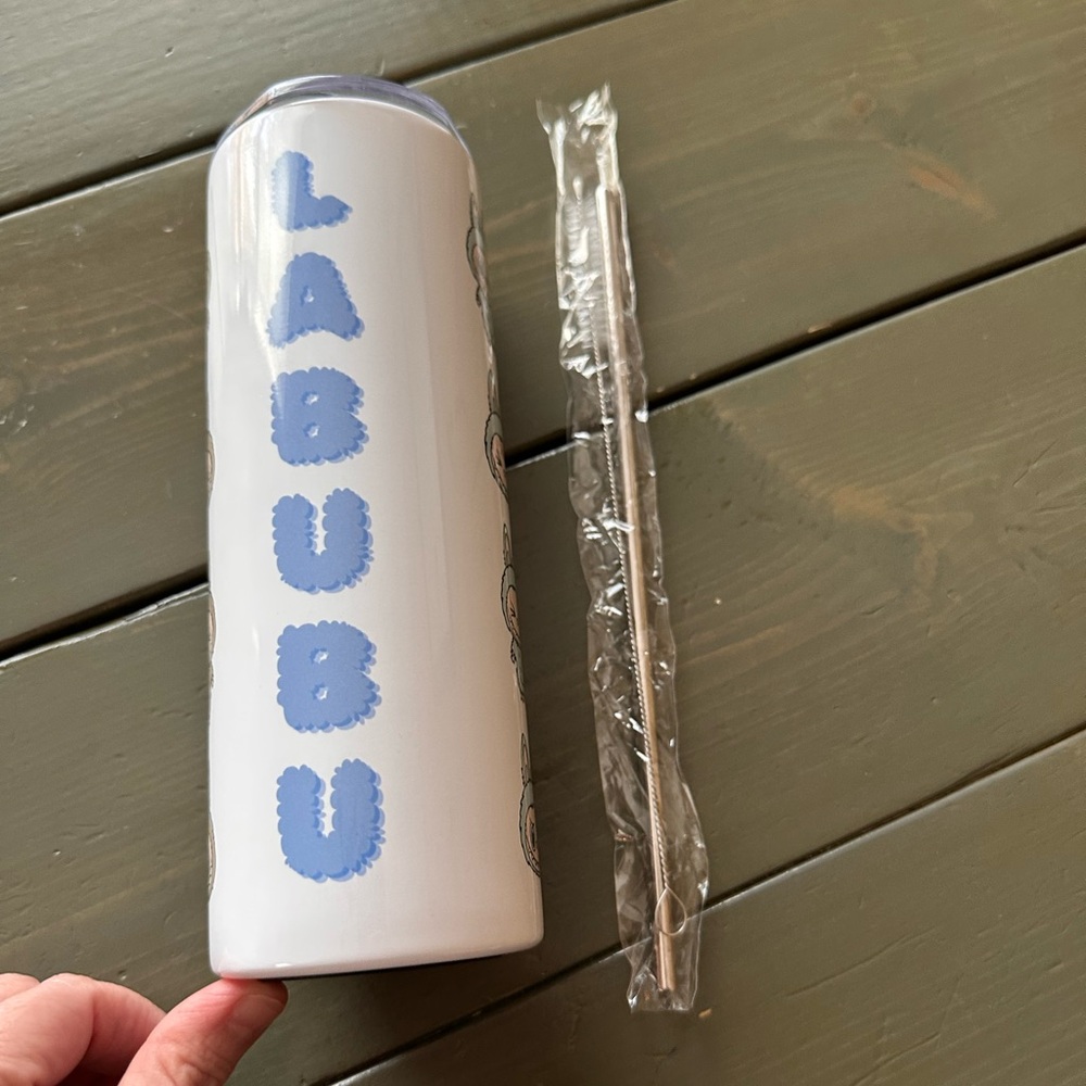 Labubu Stainless Steel 20oz Tumbler with Lid & Straw - Picture 5 of 8